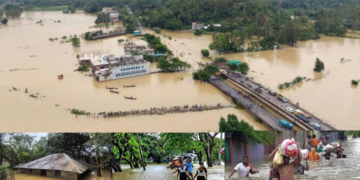বন্যার পানিতে ডুবছে জনপদ, প্রাণহানি বেড়ে ৪৪