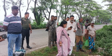 ভারী বর্ষণে জলাবদ্ধতায় ক্ষতিগ্রস্ত মানুষের পাশে কাজী মিজানুর রহমান