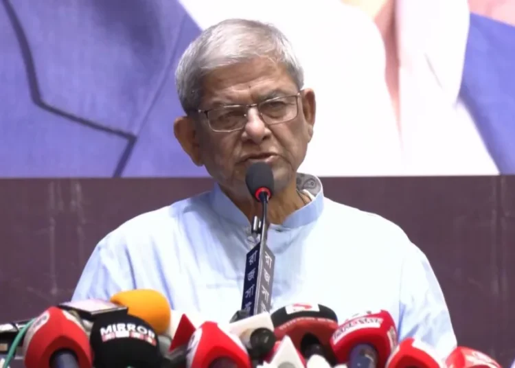 আমরা সংবিধান সংশোধন করতে চাই, কখনোই সংস্কারের কথা বলিনি: মির্জা ফখরুল