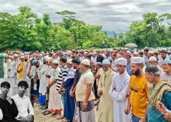 জাফলং- এ মোটরসাইকেল দুর্ঘটনায় প্রাণ হারানো তিন বন্ধু