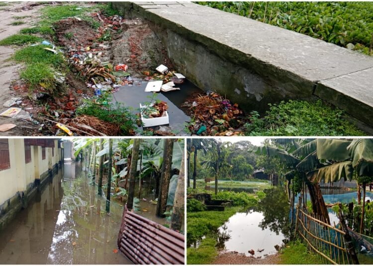 রংপুরে ড্রেনেও মিলছে না সুফল, জলাবদ্ধতায় চরম দুর্ভোগ