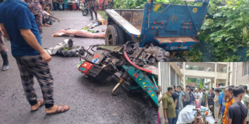 শার্শায় ট্রলি-মোটরসাইকেল সংঘর্ষে নিহত ২, আহত ৩