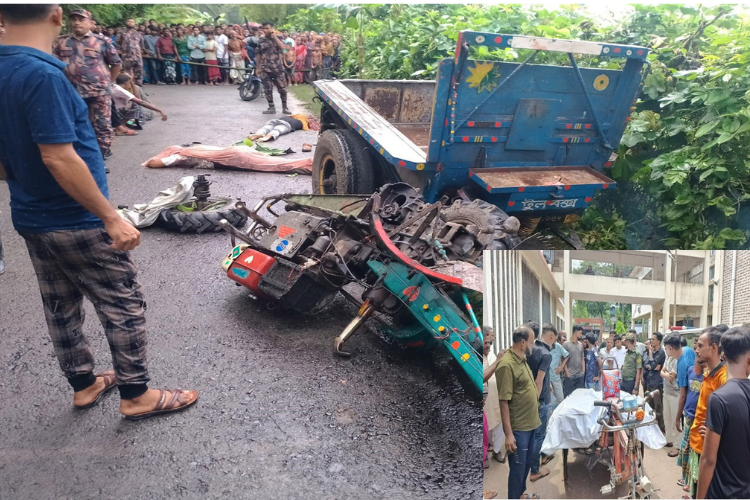 শার্শায় ট্রলি-মোটরসাইকেল সংঘর্ষে নিহত ২, আহত ৩