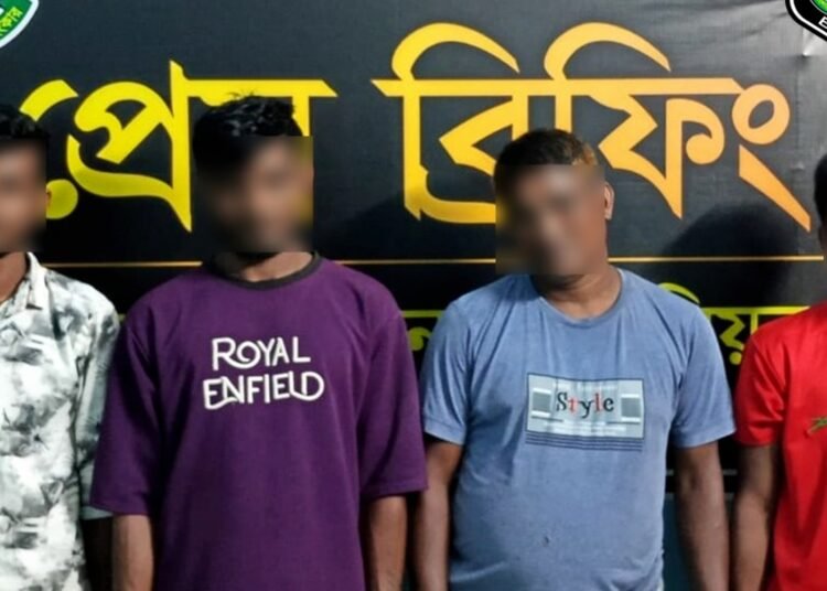 শ্রীমঙ্গলে অনলাইন জুয়ায় চারজন গ্রেপ্তার