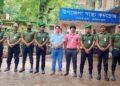 সদরপুর সরকারি হাসপাতালে আনসার সদস্যদের দায়িত্ব পালন শুরু