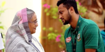 শেখ হাসিনার সঙ্গে সংবাদ সম্মেলনে থাকবেন সাকিব আল হাসান